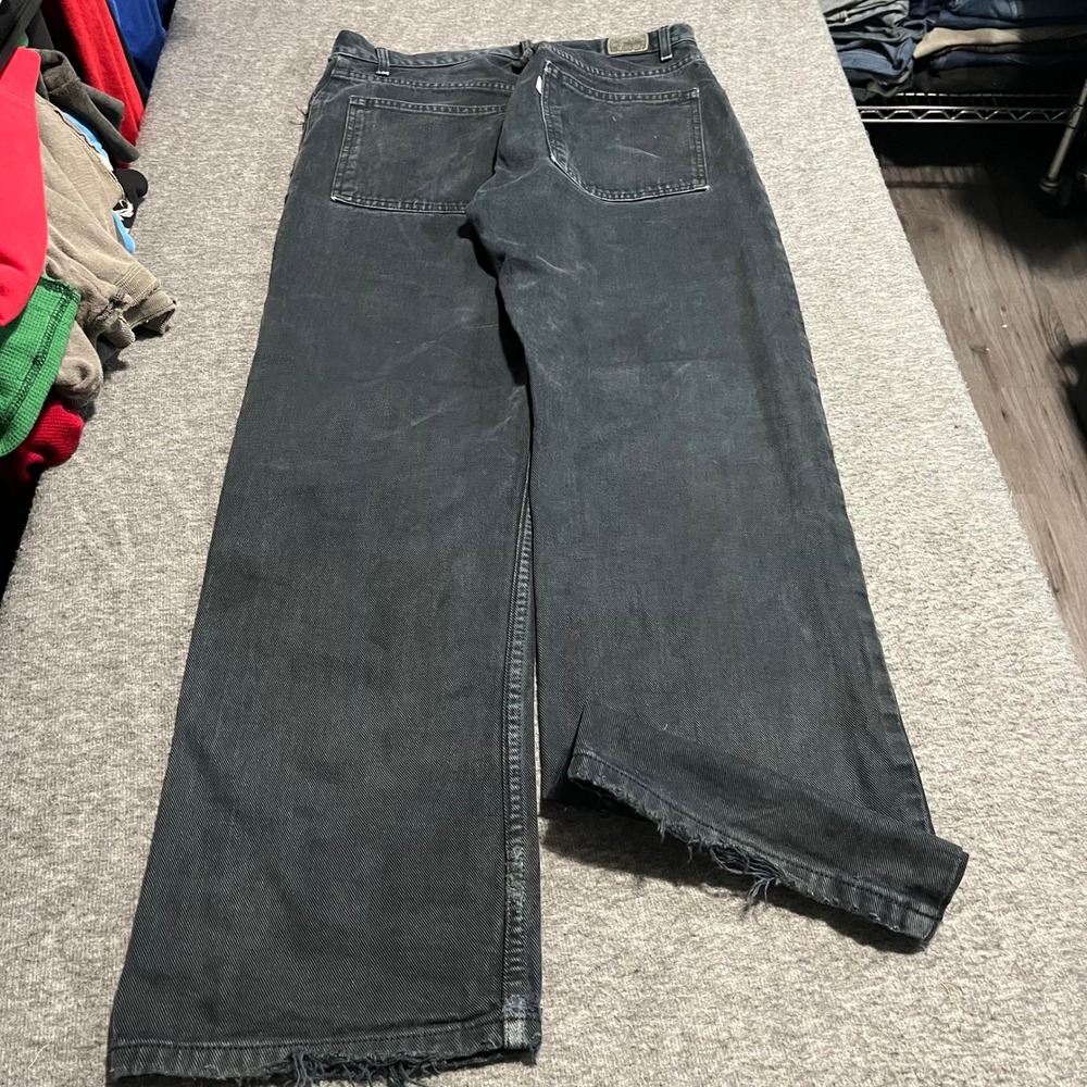 Levis SilverTab Loose Fit Jeans Black Faded Baggy 90s Skater W32 L32